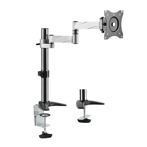 Monitor desk mount, tilt -35°/+35°, swivel -90°/90°