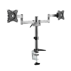 Dual alumium monitor desk mount