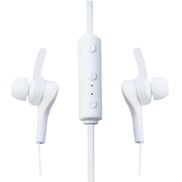 Bluetooth stereo in-ear headset, white