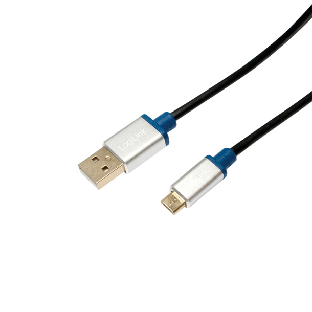 Premium USB 2.0 connection cable, USB A male to USB B male