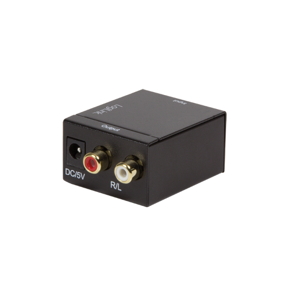 Koaxial and Toslink to analog L/R audio converter