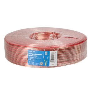 Speaker cable, 2x 0.75 mm², 100m