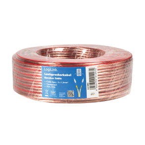 Speaker cable, 2x 1.5 mm², 25m