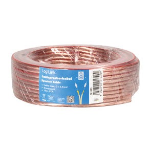 Speaker cable, 2x 2.5 mm², 10m
