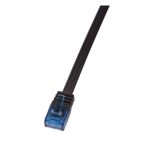 Patch cable Cat.5e U/UTP / telephone, 1m, black