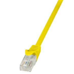 Patch cable Cat.5e U/UTP, yellow, 10m