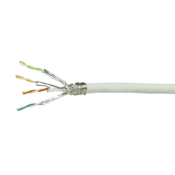 Solid network cable Cat.6 S/FTP, EconLine, 100m