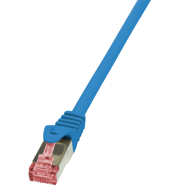 Patch cable Cat.6 S/FTP, PIMF, PrimeLine, blue, 0.25m