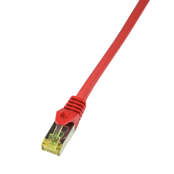 Patch cable Cat.6A, 500 MHz, S/FTP, red, 3m, GHMT certified