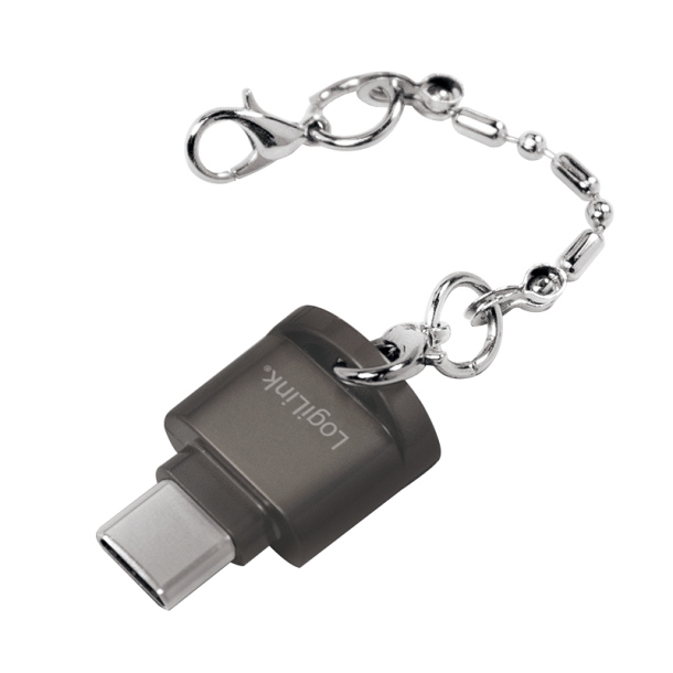 USB-C to microSD card reader as a key chain