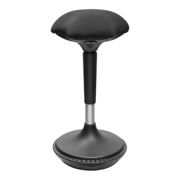 Height adjustable wobble stool