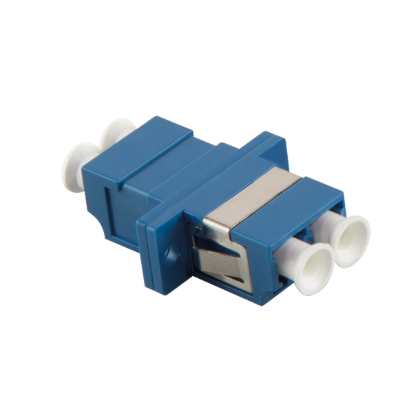 Fiber optic LC/LC Duplex adapter, Singlemode