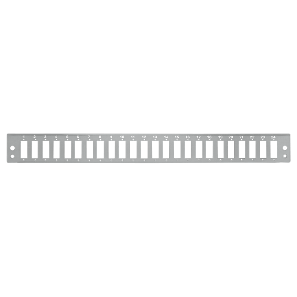 Front panel 24x SC-Duplex or LC-Quad for 19