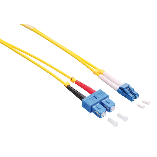 Fiber patch cord OS2 9/125µ LC-SC, 1m