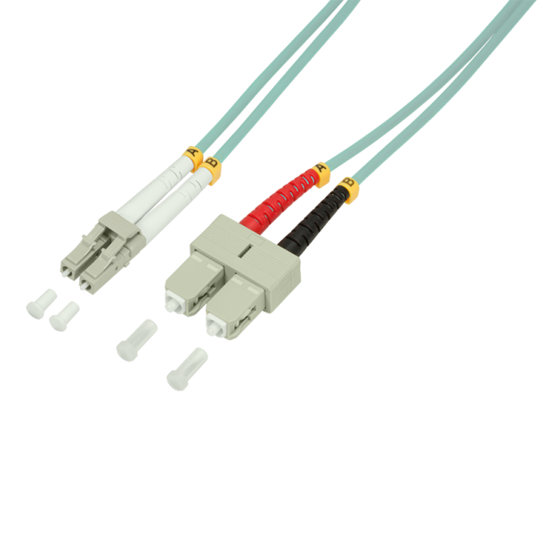 Fiber patch cord OM3 50/125µ LC-SC, 3m