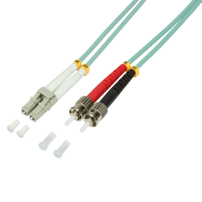 Fiber patch cord OM3 50/125µ LC-ST, 3m