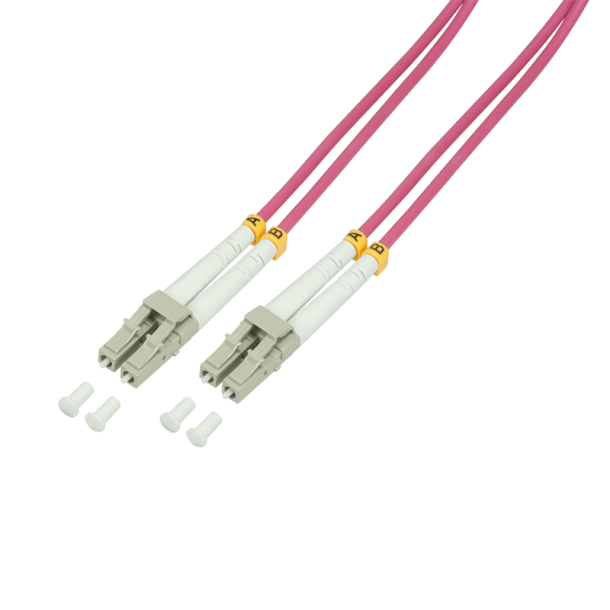 Fiber patch cord OM4, 50/125µ, LC-LC, 0,5m