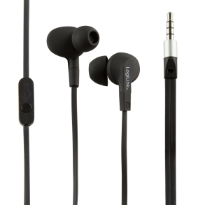 Water resistant (IPX6) Stereo In-Ear headset, black