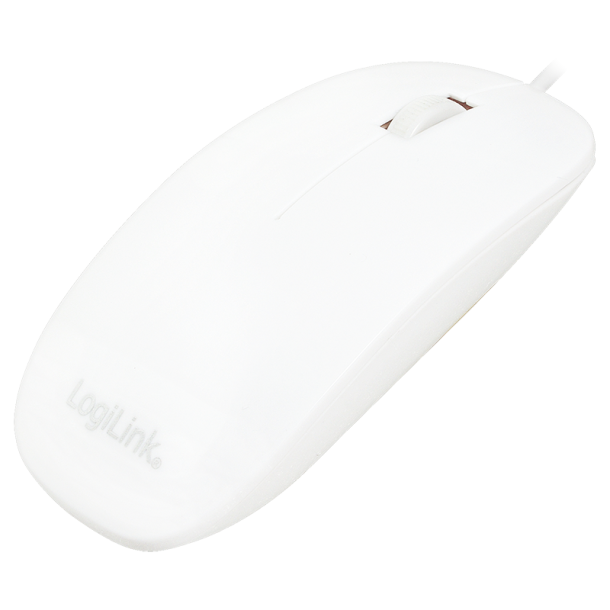 Mouse optical white flat