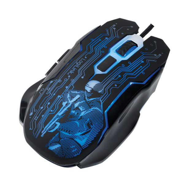 USB gaming mouse, 2400 dpi, black