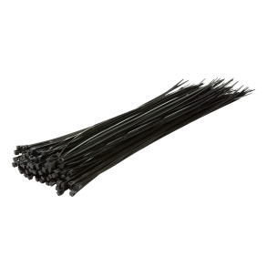 Cable ties, german industrial standard, length: 500 mm, blac