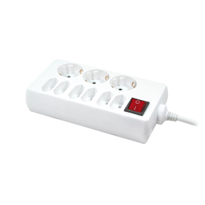 Socket outlet 9-way, 1.5m