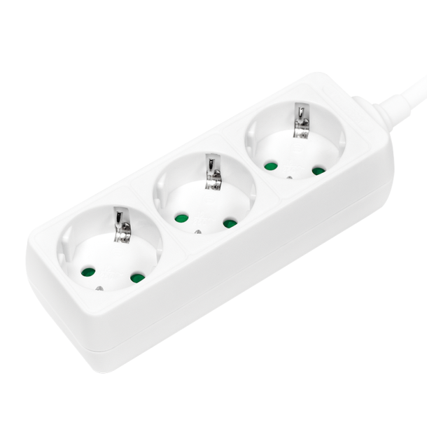 Socket outlet 3-way, 1.5m