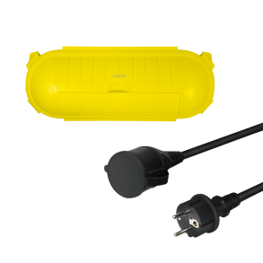 Outdoor-Set, extension power cord + protection box