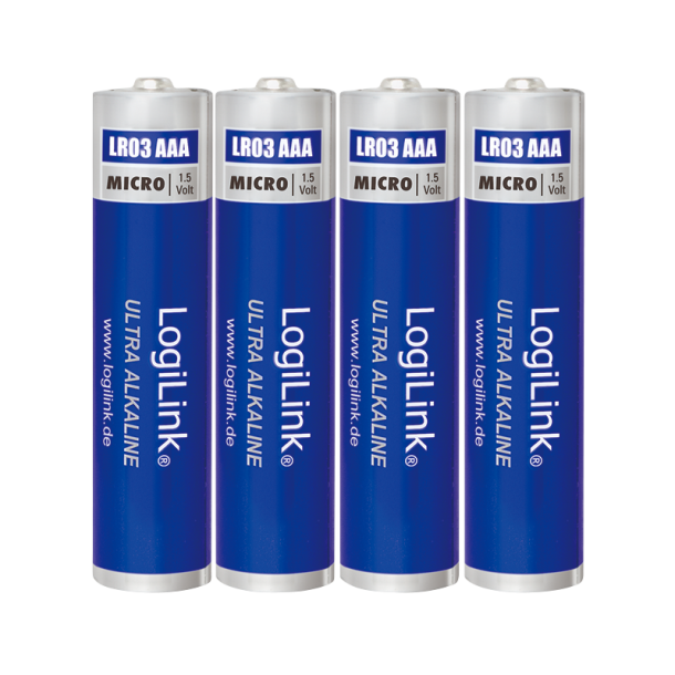 Ultra Power AAA alkaline batteries, LR03, Micro, 1.5V, 4pcs