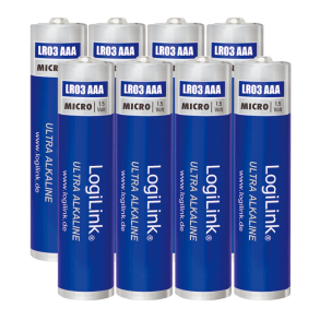 Ultra Power AAA alkaline batteries, LR03, Micro, 1.5V, 8pcs