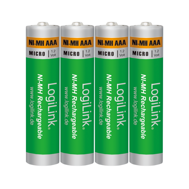 AAA Ni-MH rechargeable batteries, Micro, 1.2V, 4pcs