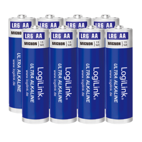 Ultra Power AA alkaline batteries, LR6, Mignon, 1.5V, 8pcs