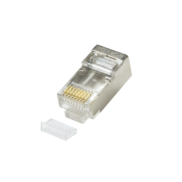 Modular plug Cat.5 shielded with insert, 100 pcs