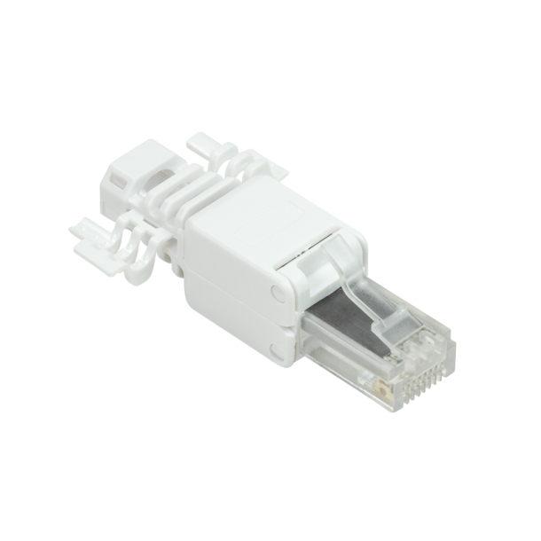 Network modular plug RJ45 UTP Cat.6A, tool-free