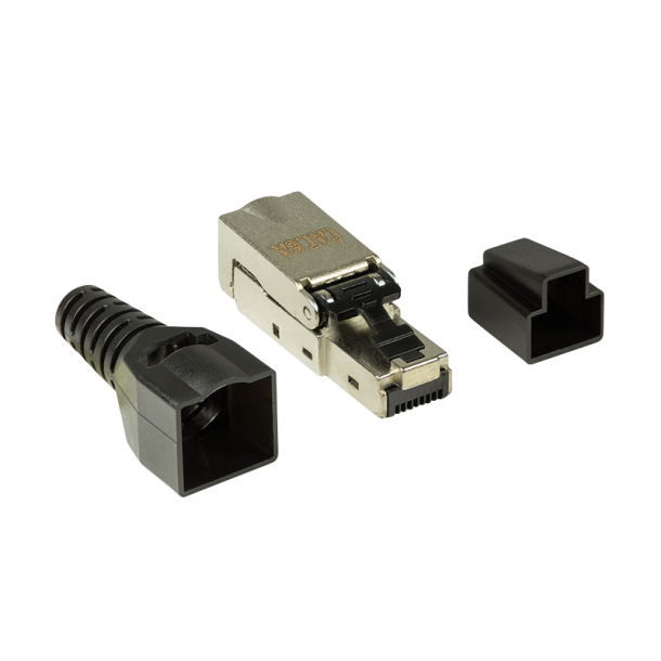 Field assembly RJ45 STP plug Cat.6A 10GE