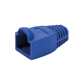 Strain relief boot 6.5 mm for RJ45 plugs, 50 pcs, blue