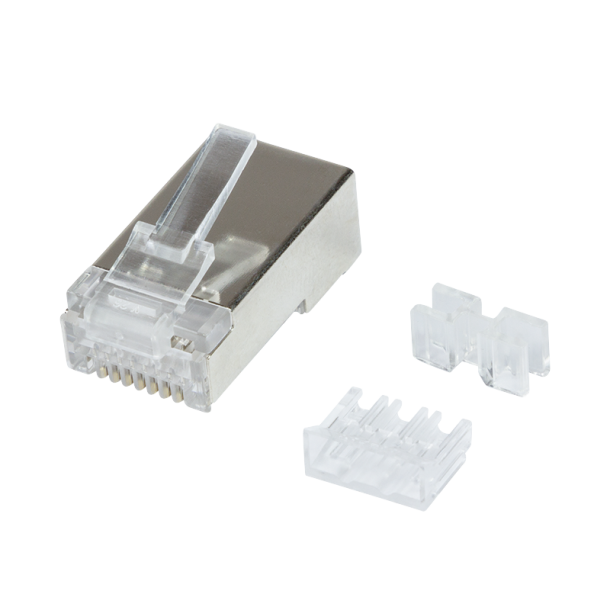 RJ45 Plug Cat.6A , 50 pcs., shielded