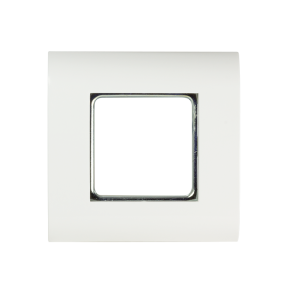 Wall plate frame 80 x 80 mm with 45 x 45 mm window