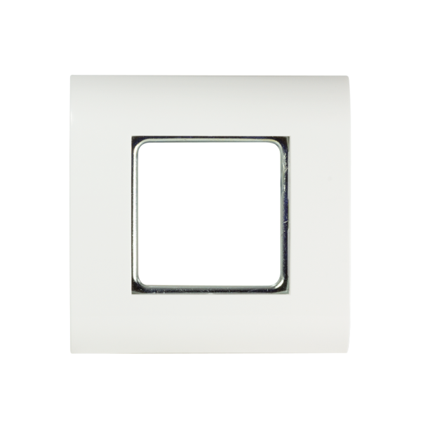 Wall plate frame 80 x 80 mm with 45 x 45 mm window