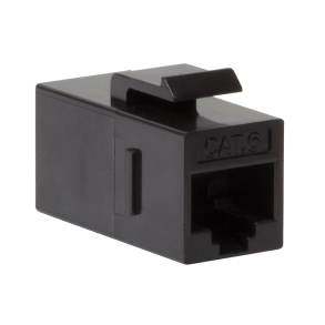 Keystone Inline coupler RJ45 Cat.6 unshielded, snap-in mount