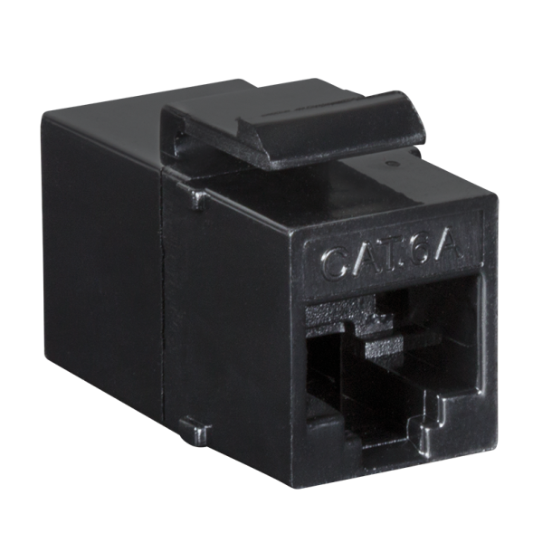 Keystone inline coupler RJ45 female > RJ45 female Cat.6A UT