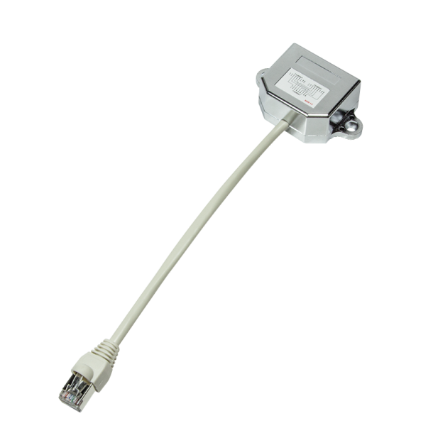 T-Adapter RJ45 plug->2 x RJ45 jack 2 x ISDN