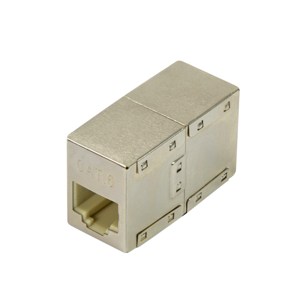 Inline Coupler Cat.6 RJ45, shielded, mini type