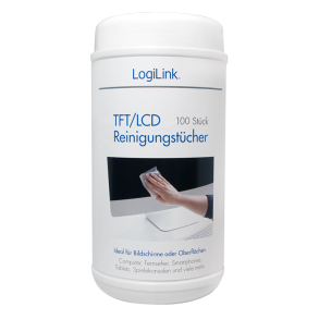 Cleaning wipes for TFT, LCD und Plasma