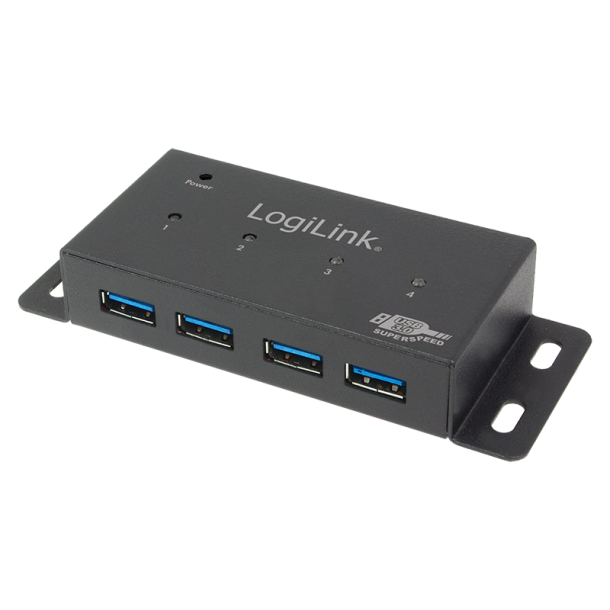 USB 3.0 hub, 4-Port, metal housing