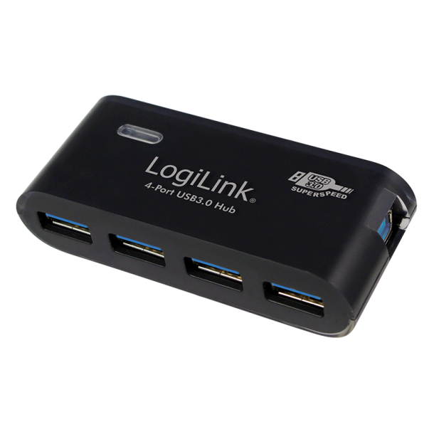 USB 3.0 hub, 4-port, black