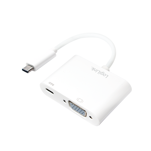 USB 3.2 Gen 1x1, USB-C to VGA adapter with PD