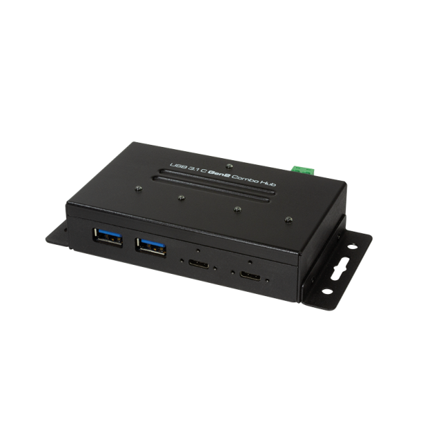 USB-C 3.1 Gen 2, 4-port combo hub, industrial level