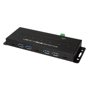 USB-C 3.1 Gen 2, 7-port combo hub, industrial level