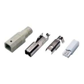 USB plug type B, Solder type